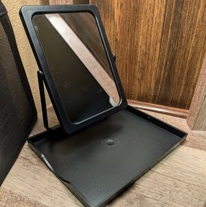 Portable Black Makeup Mirror